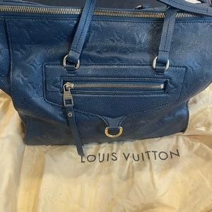 Authentic Louis Vuitton Empreinte Lumineuse Navy Blue